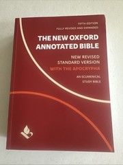 New Oxford Annotated Bible with Apocrypha Fully New Revised Standard 5th Edition