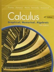 ADVANCED PLACEMENT CALCULUS 2016 GRAPHICAL NUMERICAL ALGEBRAIC FIFTH EDITION ST