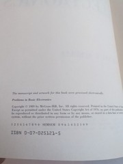 Problems in Basic Electronics Mitchel E. Schultz 1989 SC Vtg Unused