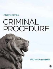 Criminal Procedure – Paperback, by Lippman Matthew – Good