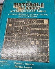 The VINTAGE 1984 BOOK Motorola Mc68000 Microprocessor Book New Assem Language.
