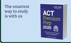 BRAND NEW ACT Premium Prep 2026 Paperback Kaplan Test Practice Review Book
