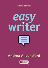EasyWriter Spiral Andrea A. Lunsford